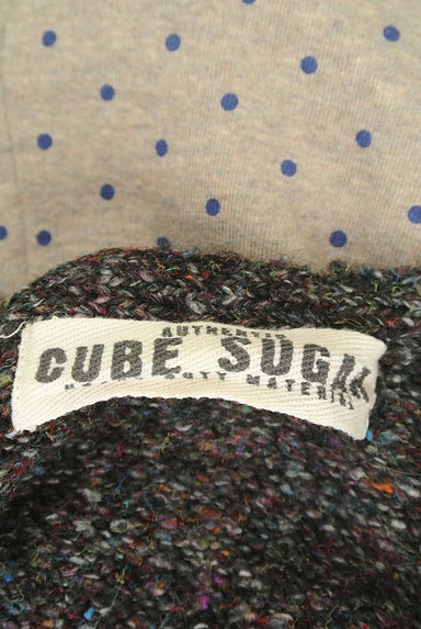 CUBE SUGAR（キューブシュガー）の古着「ドッキングニットジャンパースカート（ワンピース・チュニック）」大画像６へ