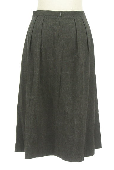 KOOKAI（クーカイ）の古着「チェック柄タックフレアスカート（ロングスカート・マキシスカート）」大画像２へ