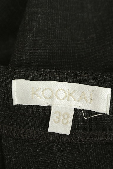 KOOKAI（クーカイ）の古着「チェック柄タックフレアスカート（ロングスカート・マキシスカート）」大画像６へ