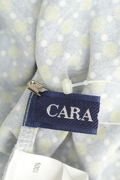 CARA O CRUZ（キャラオクルス）の古着「総柄タックプルオーバー（カットソー・プルオーバー）」大画像６へ