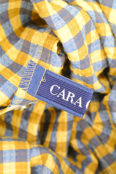 CARA O CRUZ（キャラオクルス）の古着「チェック柄シアサッカーシャツ（カジュアルシャツ）」大画像６へ