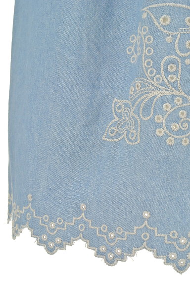 KEITA MARUYAMA（ケイタマルヤマ）の古着「刺繍入りダンガリースカート（スカート）」大画像５へ