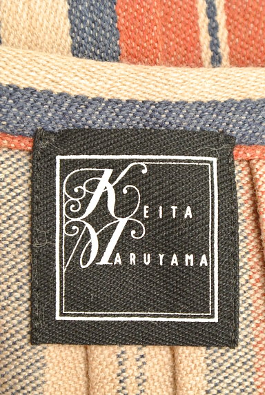 KEITA MARUYAMA（ケイタマルヤマ）の古着「刺繍ワッペン付きプリーツラップスカート（ロングスカート・マキシスカート）」大画像６へ
