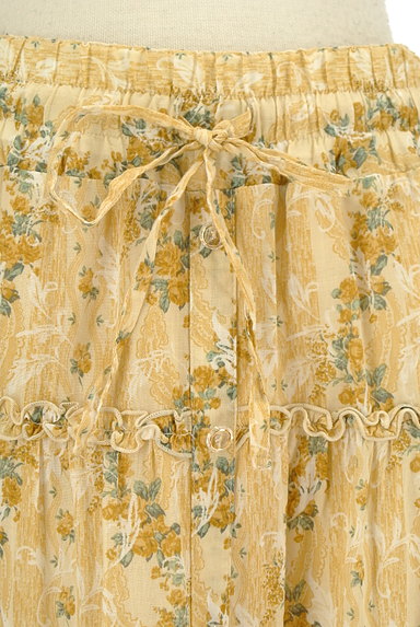 axes femme（アクシーズファム）の古着「花柄フリルロングスカート（ロングスカート・マキシスカート）」大画像４へ