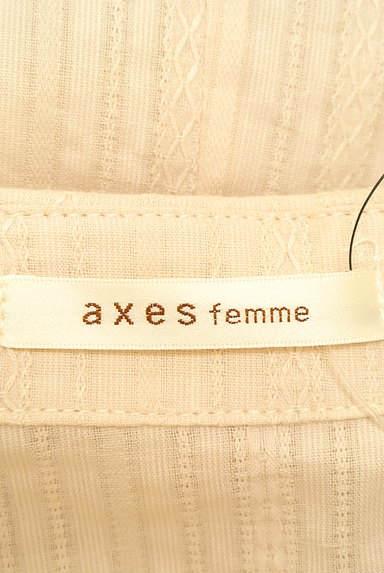 axes femme（アクシーズファム）の古着「レースリボン付きブラウス（ブラウス）」大画像６へ