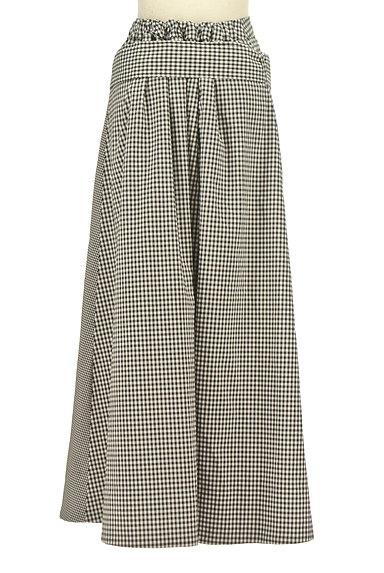 Snidel（スナイデル）の古着「ベルト付きギンガムチェック柄スカート（ロングスカート・マキシスカート）」大画像２へ