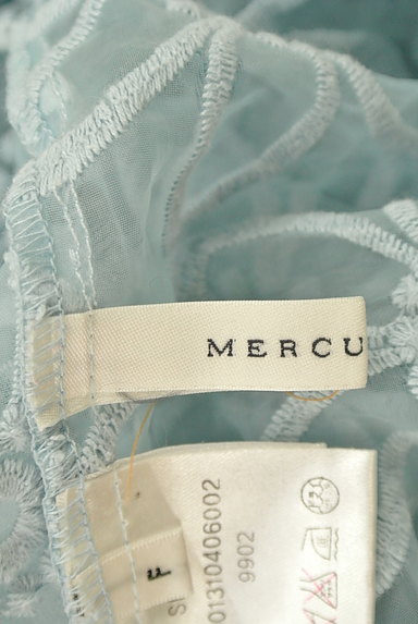 MERCURYDUO（マーキュリーデュオ）の古着「花柄刺繍シアーカットソー（カットソー・プルオーバー）」大画像６へ