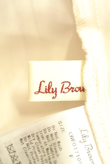 Lily Brown（リリーブラウン）の古着「花柄刺繍フリルシフォンワンピース（ワンピース・チュニック）」大画像６へ