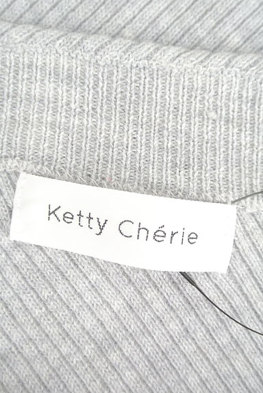 Ketty Cherie（ケティ シェリー）の古着「ボートネック袖切替カットソー（ニット）」大画像６へ