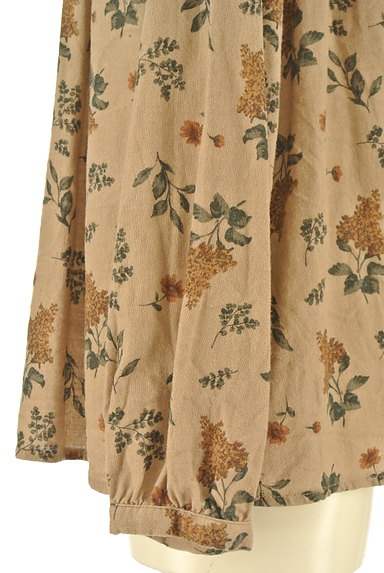SM2（サマンサモスモス）の古着「スタンドカラー花柄ブラウス（カジュアルシャツ）」大画像５へ