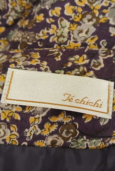 Te chichi（テチチ）の古着「ウエストリボン花柄ワンピース（ワンピース・チュニック）」大画像６へ