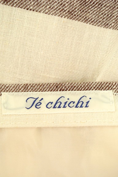Te chichi（テチチ）の古着「ナチュラルボーダー柄リネンスカート（スカート）」大画像６へ