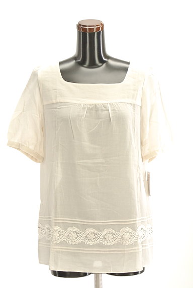 Te chichi（テチチ）の古着「透けシフォン裾刺繍カットソー。（カットソー・プルオーバー）」大画像１へ