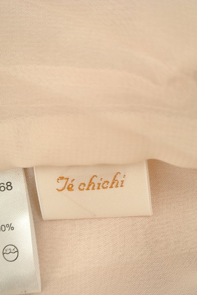 Te chichi（テチチ）の古着「シフォンチェック柄ガーリーカットソー（カットソー・プルオーバー）」大画像６へ