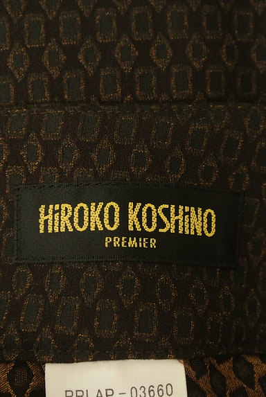 HIROKO KOSHINO（ヒロココシノ）の古着「微光沢ジャガードテーパードパンツ（パンツ）」大画像６へ