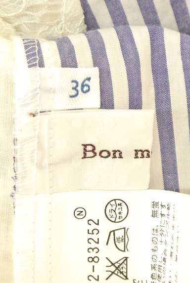 Bon mercerie（ボンメルスリー）の古着「バックレース切替７分袖カットソー（カットソー・プルオーバー）」大画像６へ