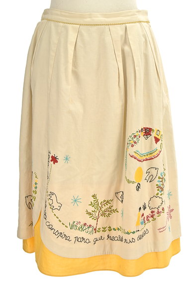 Jocomomola（ホコモモラ）の古着「刺繍フレアスカート（スカート）」大画像１へ