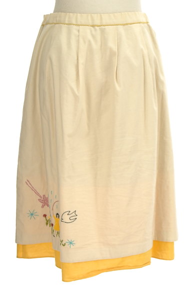 Jocomomola（ホコモモラ）の古着「刺繍フレアスカート（スカート）」大画像２へ