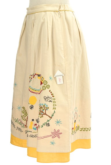 Jocomomola（ホコモモラ）の古着「刺繍フレアスカート（スカート）」大画像４へ