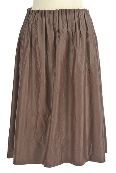 Jocomomola（ホコモモラ）の古着「ウエストギャザーレザースカート（スカート）」大画像１へ