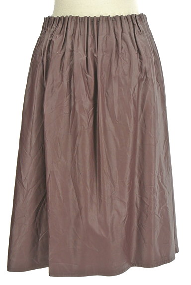 Jocomomola（ホコモモラ）の古着「ウエストギャザーレザースカート（スカート）」大画像２へ