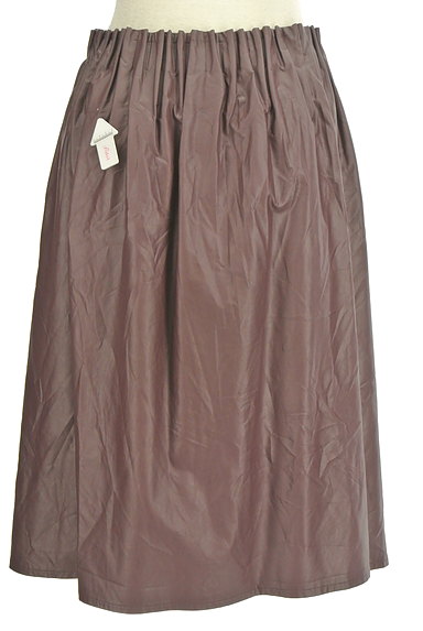 Jocomomola（ホコモモラ）の古着「ウエストギャザーレザースカート（スカート）」大画像４へ
