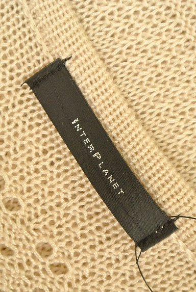 INTER PLANET（インタープラネット）の古着「透かし編み五分袖ニット（ニット）」大画像６へ