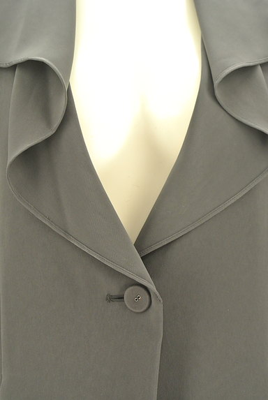 HIROKO KOSHINO（ヒロココシノ）の古着「フリルデザイン襟ジャケット（ジャケット）」大画像４へ