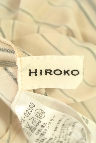 HIROKO KOSHINO（ヒロココシノ）の古着「バイカラー切替コクーンワンピース（ワンピース・チュニック）」大画像６へ