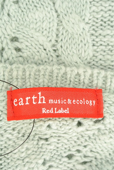earth music&ecology（アースミュージック＆エコロジー）の古着「パステルケーブル編7分袖ニット（ニット）」大画像６へ