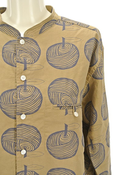 Ne-net（ネネット）の古着「リンゴ柄レトロシャツ（カジュアルシャツ）」大画像４へ