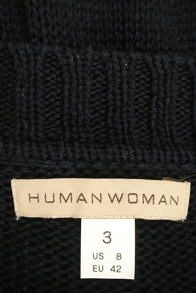 HUMAN WOMAN（ヒューマンウーマン）の古着「ビッグボタンカーディガン（カーディガン・ボレロ）」大画像６へ