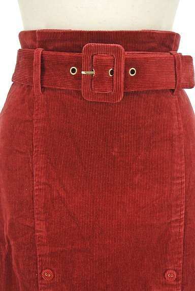 REDYAZEL（レディアゼル）の古着「裾スリットコーデュロイタイトスカート（ロングスカート・マキシスカート）」大画像４へ