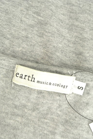 earth music&ecology（アースミュージック＆エコロジー）の古着「ウサギプリント柄グレーＴシャツ（Ｔシャツ）」大画像６へ