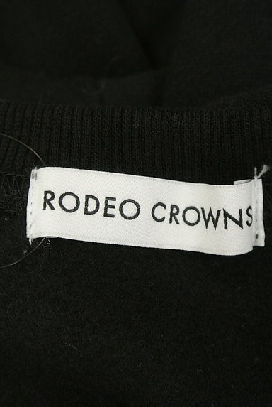 RODEO CROWNS（ロデオクラウン）の古着「黒ロゴ刺繍ビッグサイズスウェット（スウェット・パーカー）」大画像６へ
