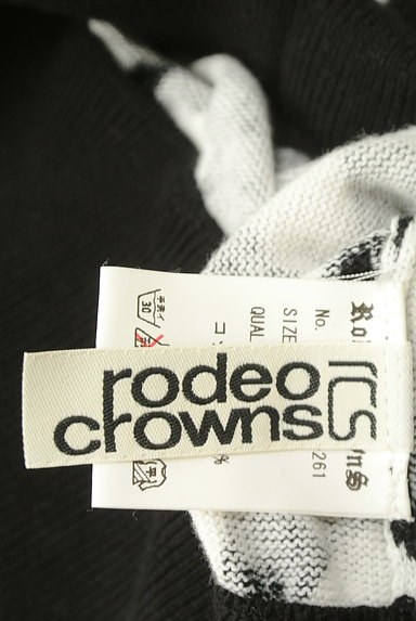 RODEO CROWNS（ロデオクラウン）の古着「ダルメシアン柄七分袖カーディガン（カーディガン・ボレロ）」大画像６へ