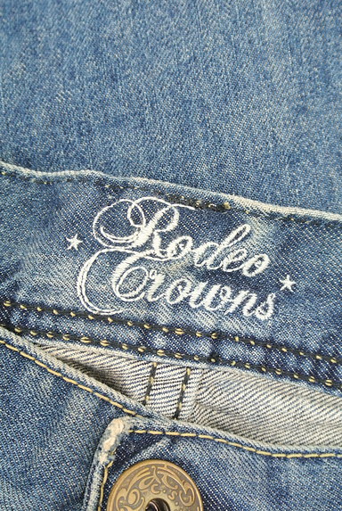 RODEO CROWNS（ロデオクラウン）の古着「ダメージ加工入りストレートデニム（デニムパンツ）」大画像６へ