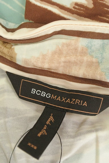 BCBG MaxAzria（ビーシービージーマックスアズリア）の古着「総柄Ｖネックワンピース（ワンピース・チュニック）」大画像６へ
