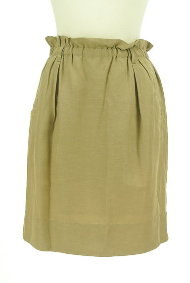 TOMORROWLAND（トゥモローランド）の古着「軽やか素材のハイウエストカーキスカート（スカート）」大画像１へ