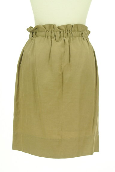 TOMORROWLAND（トゥモローランド）の古着「軽やか素材のハイウエストカーキスカート（スカート）」大画像２へ