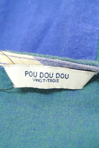 POU DOU DOU（プードゥドゥ）の古着「袖フレア格子チェック柄カットソー（カットソー・プルオーバー）」大画像６へ