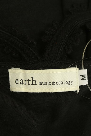 earth music&ecology（アースミュージック＆エコロジー）の古着「花刺繍レースカットソー（Ｔシャツ）」大画像６へ
