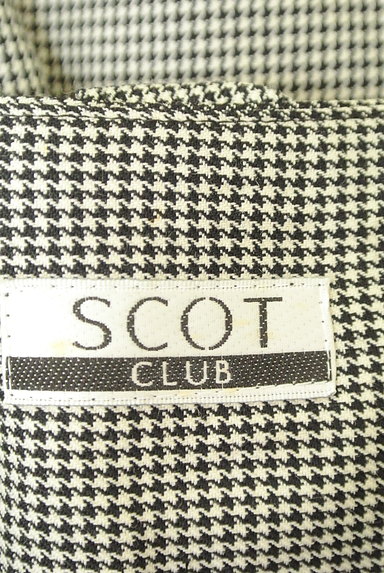 SCOT CLUB（スコットクラブ）の古着「ビッグリボン千鳥格子柄コクーンスカート（スカート）」大画像６へ