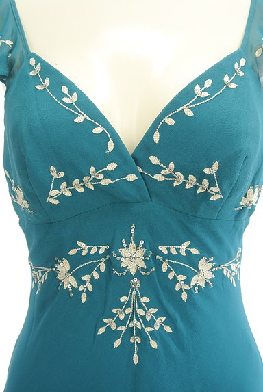 MAITRESSE（メトリーゼ）の古着「花刺繍シルクドレス（ワンピース・チュニック）」大画像４へ