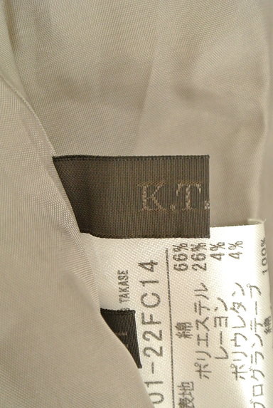 COMME CA DU MODE（コムサデモード）の古着「裾テープチェック柄膝下丈スカート（スカート）」大画像６へ