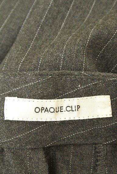 OPAQUE.CLIP（オペークドットクリップ）の古着「ストライプ柄ミモレ丈パンツ（パンツ）」大画像６へ