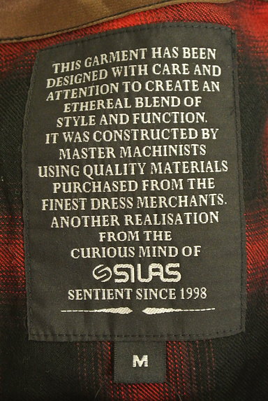 SILAS（サイラス）の古着「ウエストリボンチェック柄七分袖ワンピ（ワンピース・チュニック）」大画像６へ