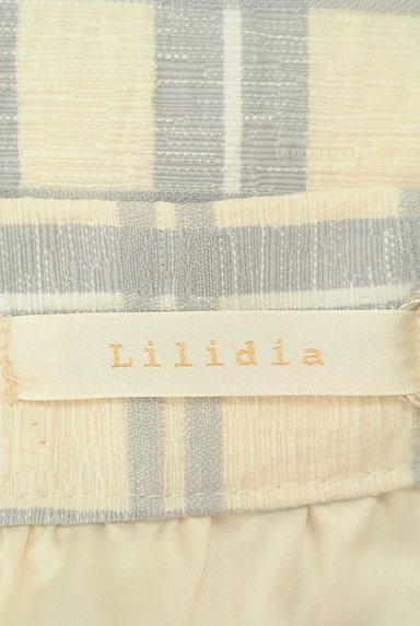 Lilidia（リリディア）の古着「ナチュラルチェック柄ミモレスカート（スカート）」大画像６へ