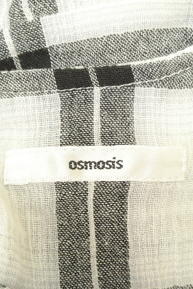 OSMOSIS（オズモーシス）の古着「ガーゼチェック柄ペプラムキャミ（キャミソール・タンクトップ）」大画像６へ