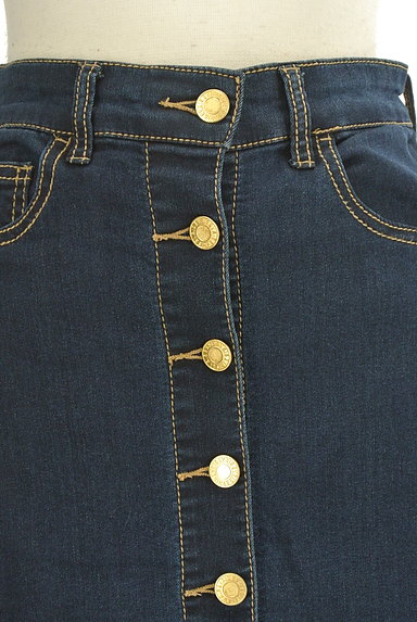 EVRIS（エヴリス）の古着「ゴールドボタンデニムミニスカート（ミニスカート）」大画像４へ